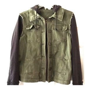 Free People Cargo Jacket/Sweatshirt